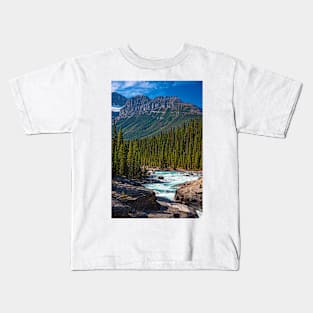 The Rapids Above Mistaya Canyon, Alberta Kids T-Shirt